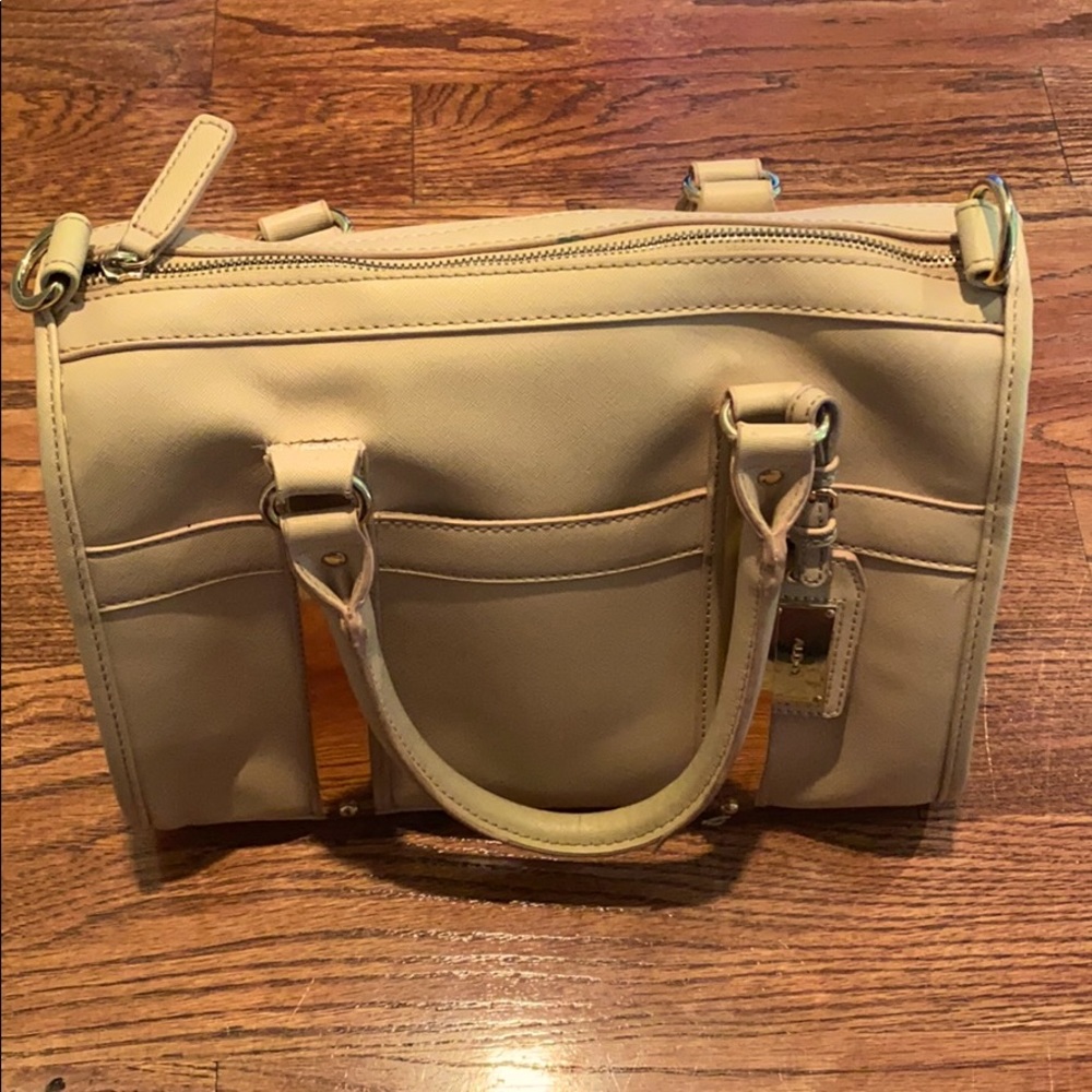 Nude and Gold Handbag